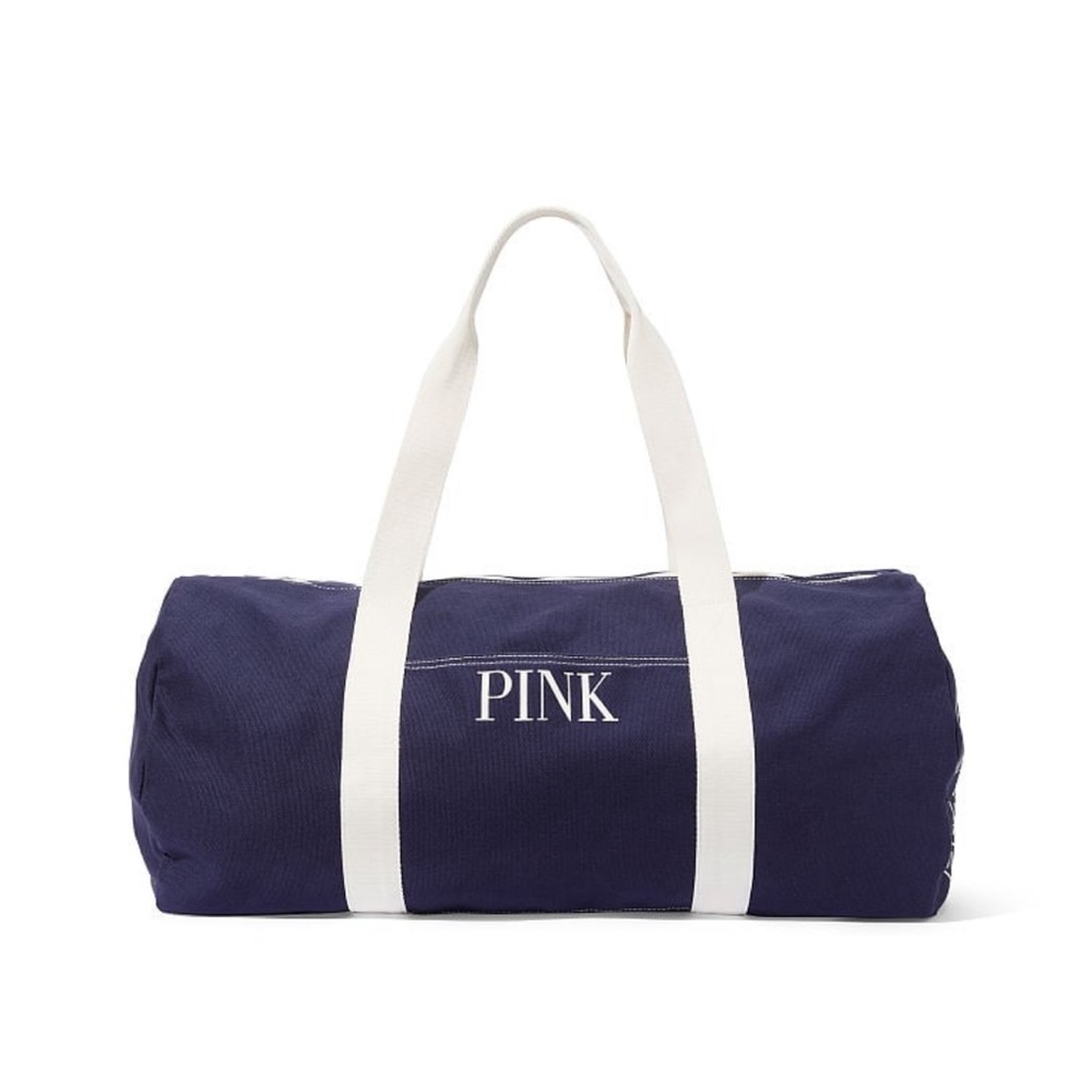 PINK Canvas Duffle Bag